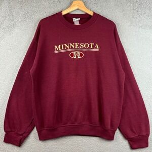 Vintage Minnesota Golden Gophers Maroon Sweatshirt Mens L